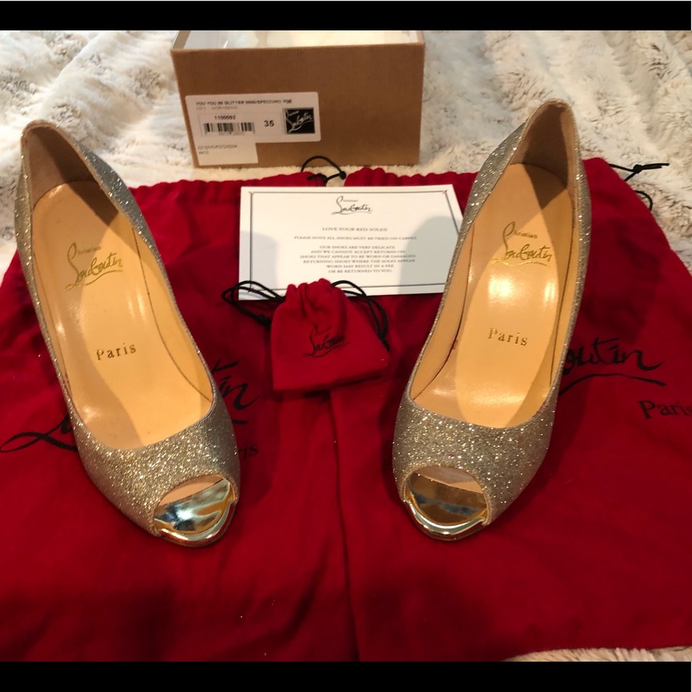Christian Louboutin 85 mm You You Peep Toe